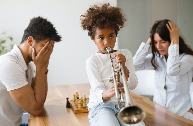 Children make a lot of noise