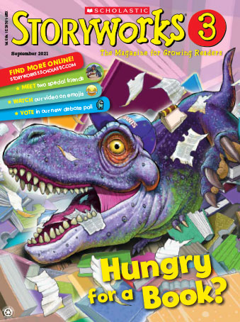 cover for September 2021 issue of Storyworks 3